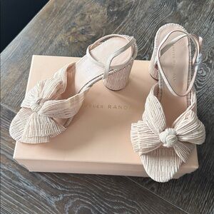 Chic Women's Cream Strappy Heels